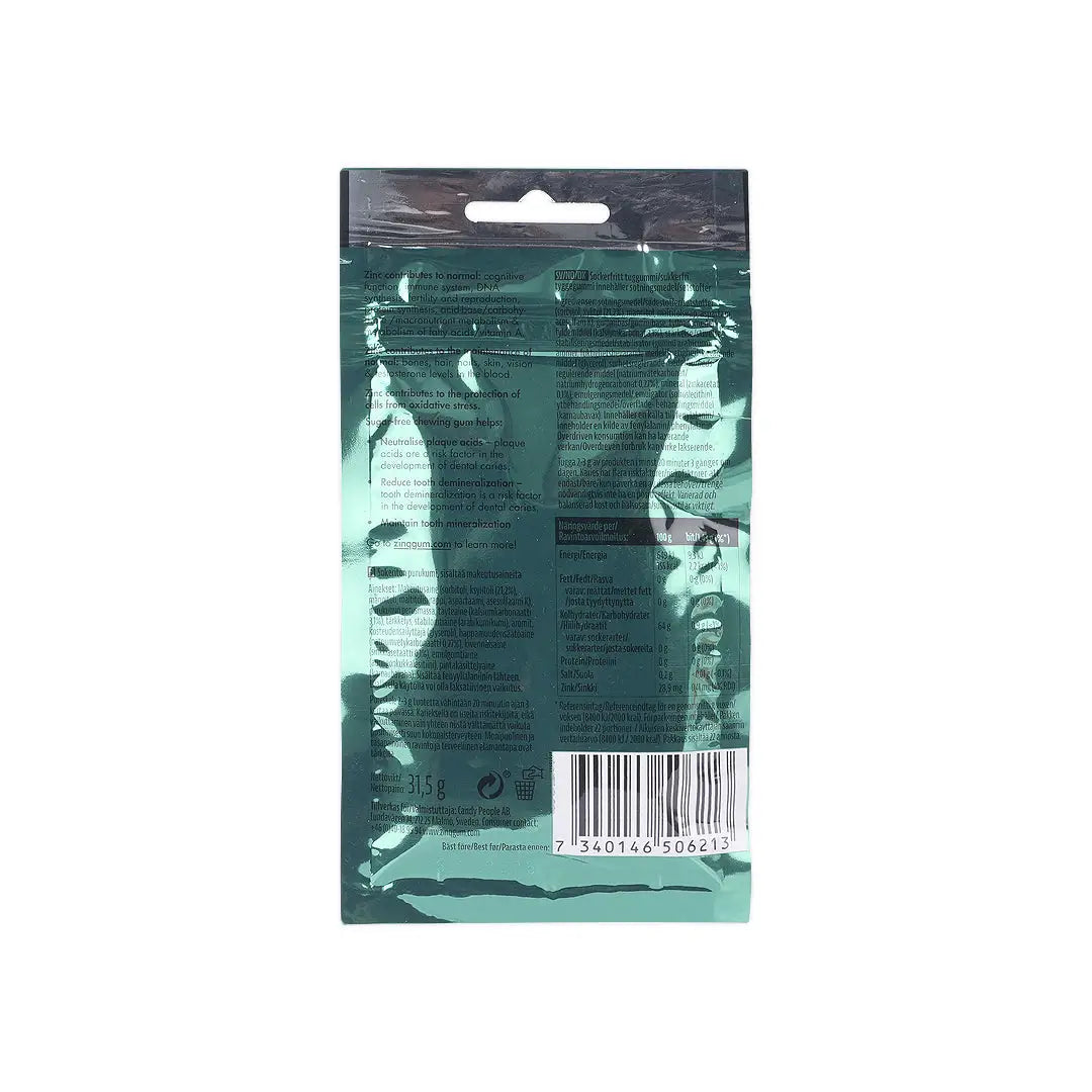 Zinq Melonmint Chewing Gum 22pcs