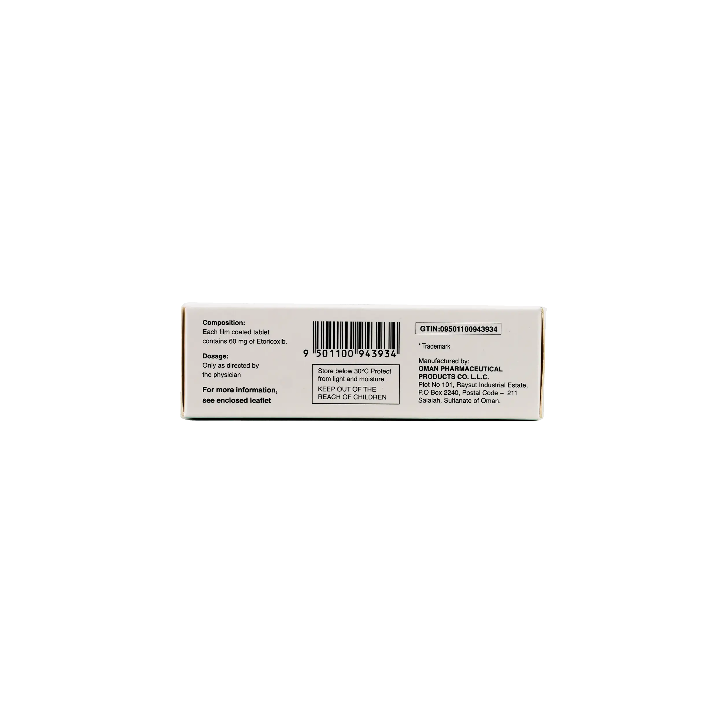 Etoxib-60mg 28 Tablets