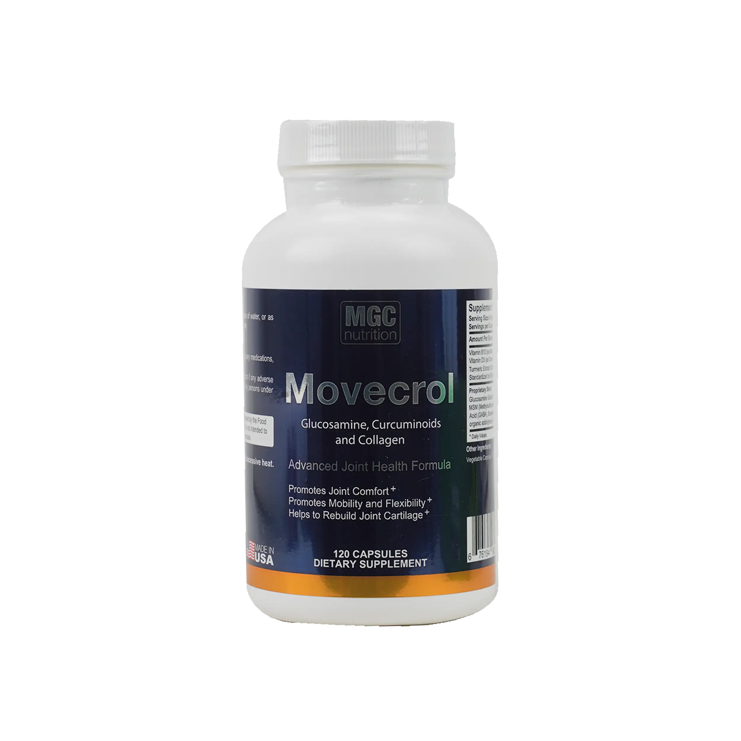 Mgc Nutrition Movecrol 120 Capsules