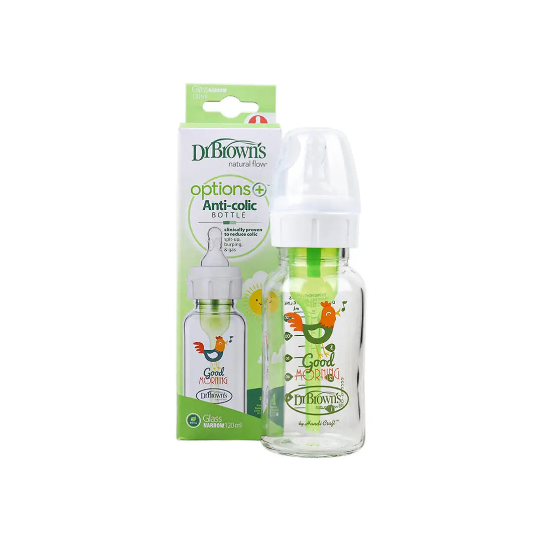 Dr Browns Anti-Colic Glass Bottle(0m+) 120ml-0778