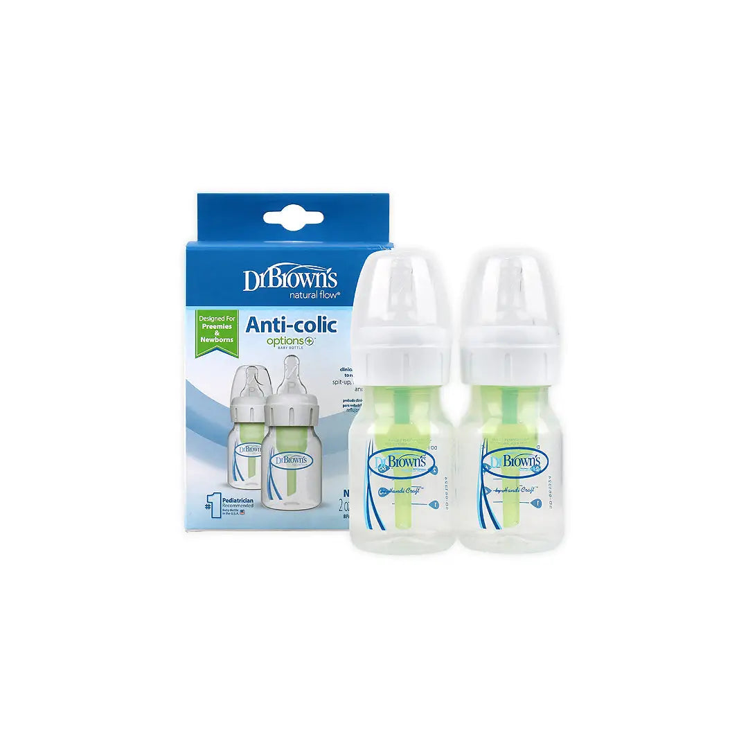 Dr Browns Anti-Colic Baby Bottle(0m+) 2x60ml-8219