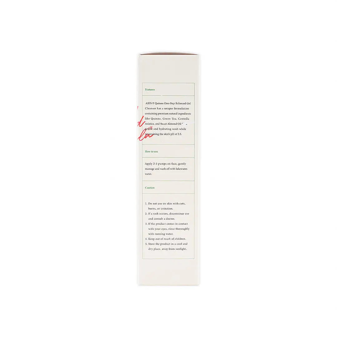 Axis-Y Quinoa One-Step Balanced Gel Cleanser 180ml