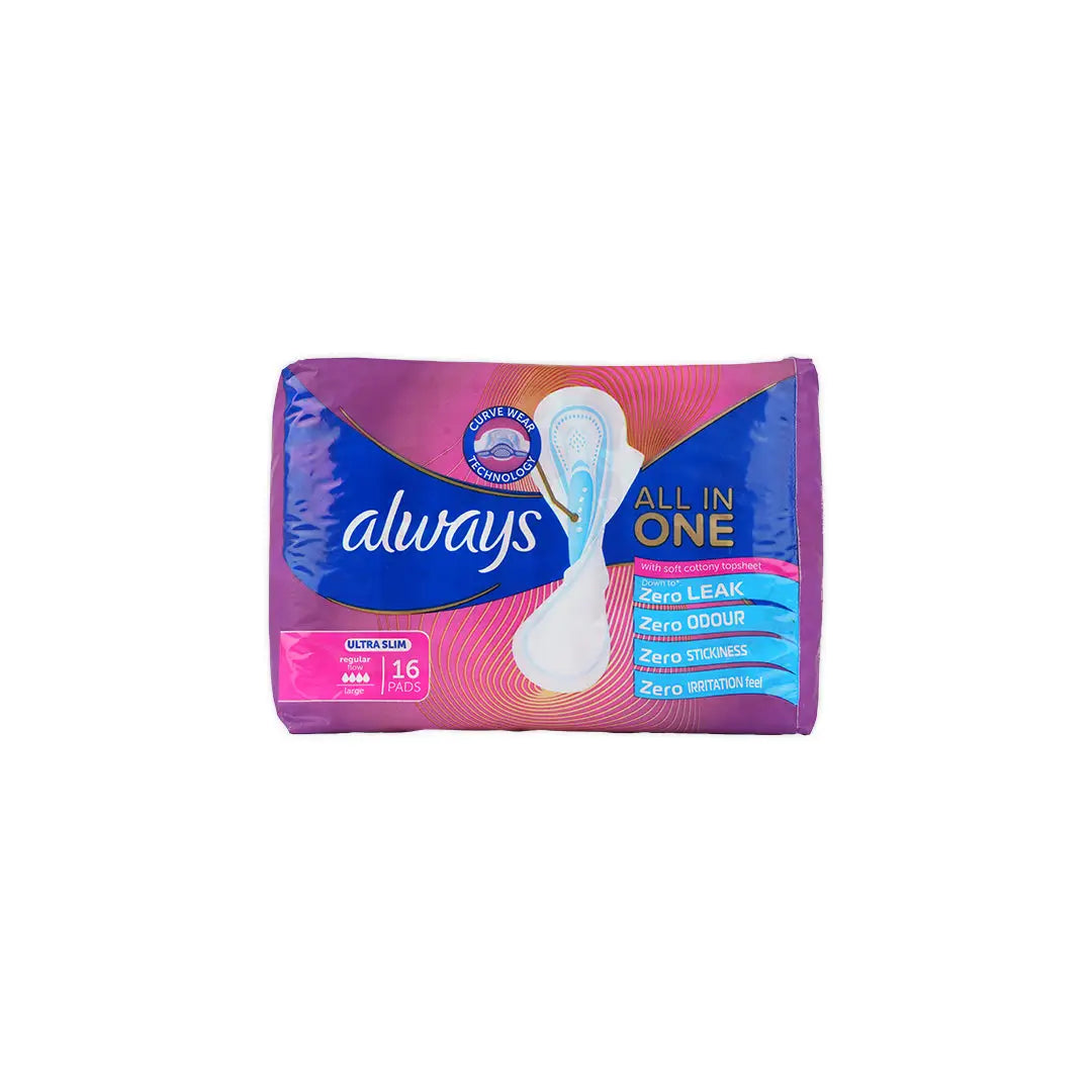 Always Ultra Slim Regular 16Pads -Large
