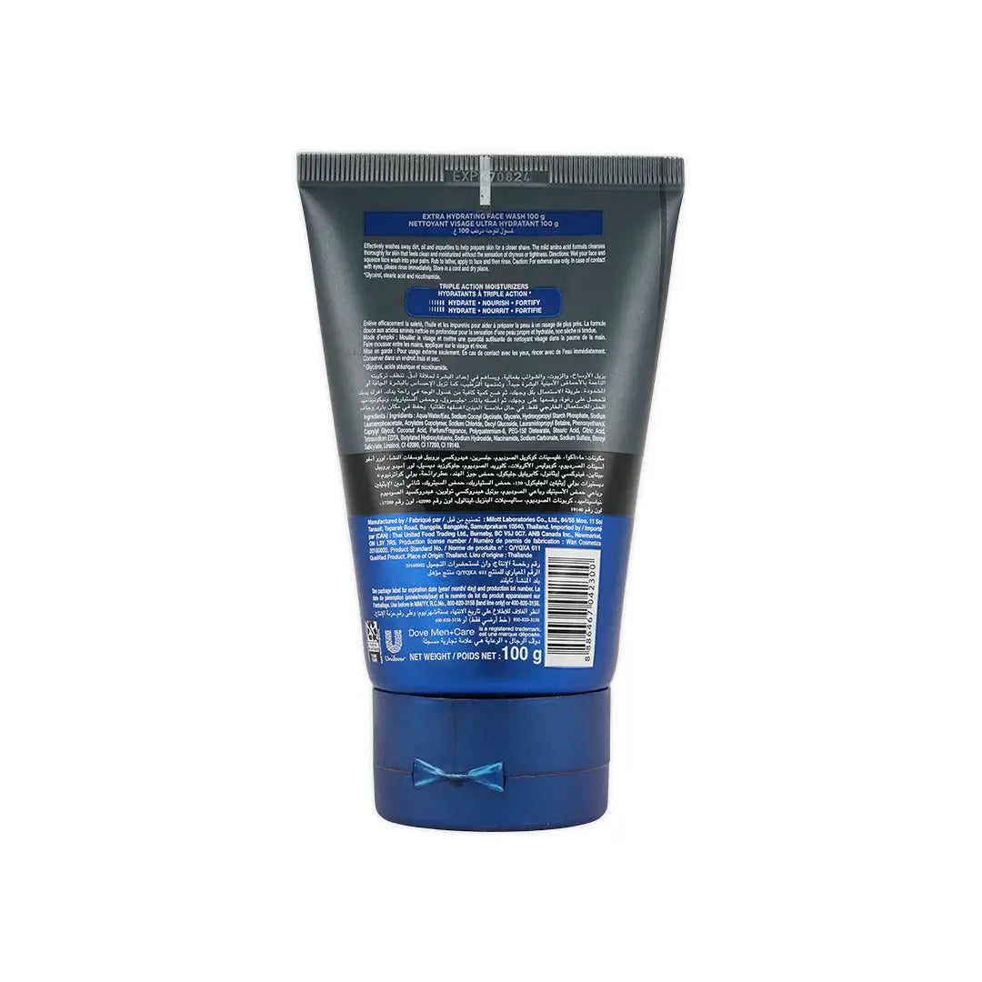 Dove Men_ Care Extra Hydrating Face Wash 100g