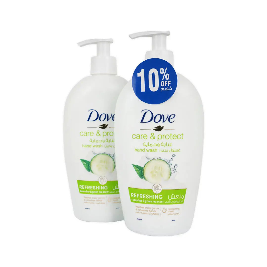 Dove Care & Protect Refreshing Hand Wash 2X500ml 10% Off
