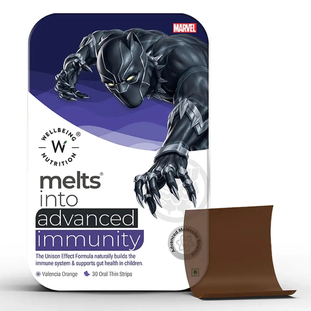 Wellbeing Melts Into Kids Advanced Immunity 30 Strips