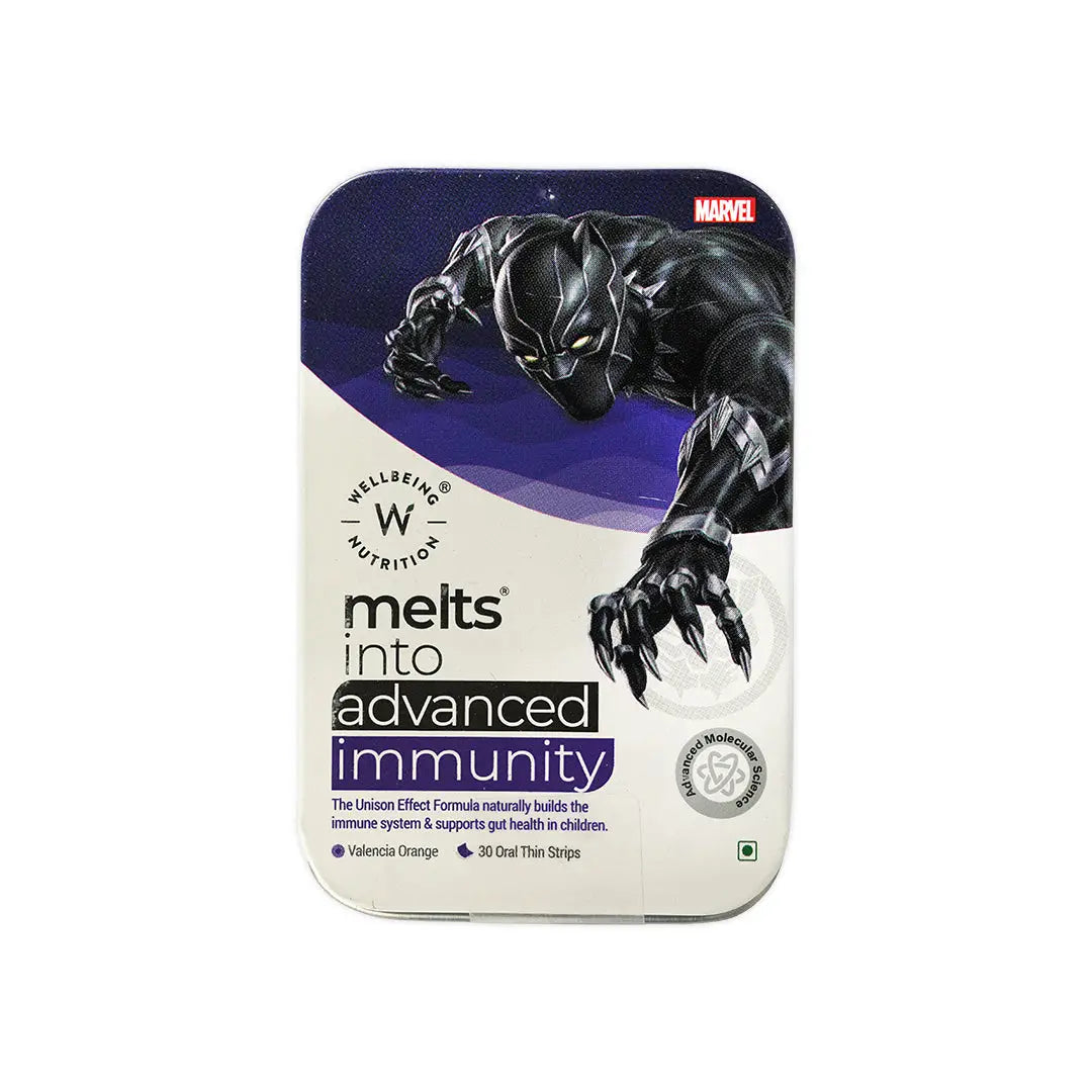 Wellbeing Melts Into Kids Advanced Immunity 30 Strips