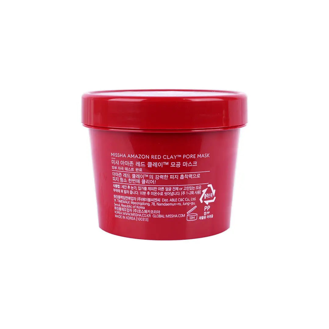Missha Amazon Red Clay™ Pore Mask 110ml