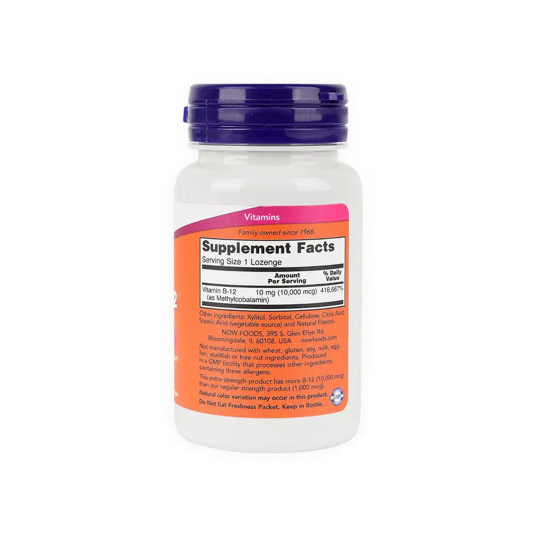 Now Methyl B12 10,000mcg 60Loz