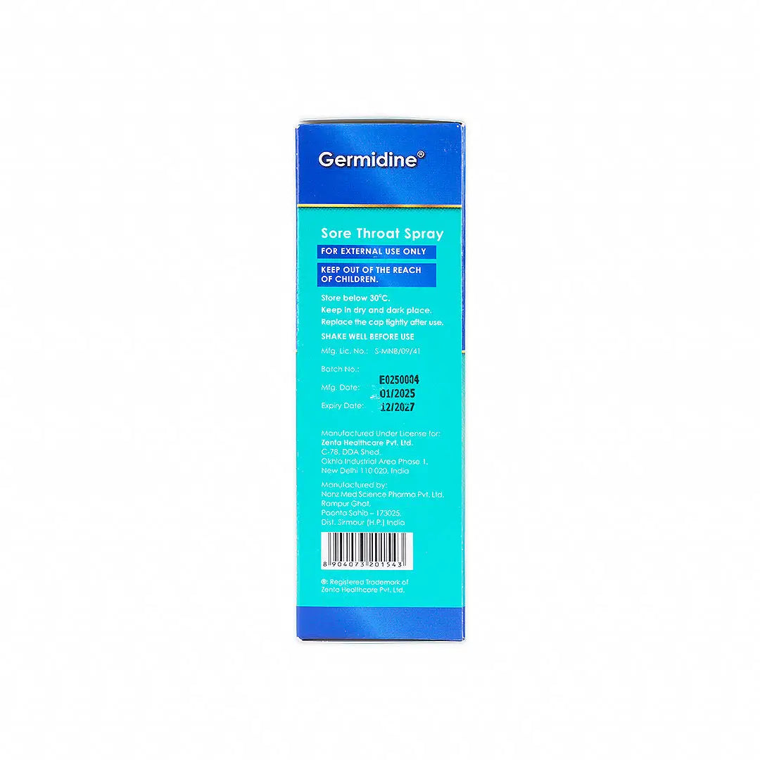 Germidine Sore Throat Spray 50ml