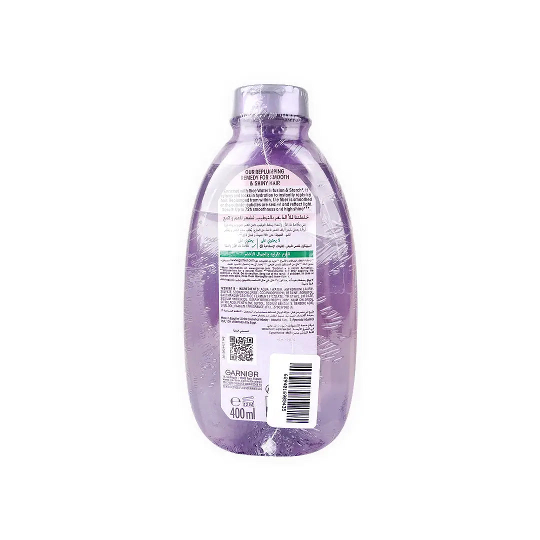 Garnier Ultra Doux Rice Water Shampoo 400ml 2+1 Offer