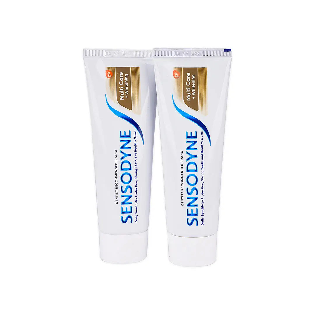 Sensodyne Multi Care + Whitening Toothpaste 75mlx2 20% Off