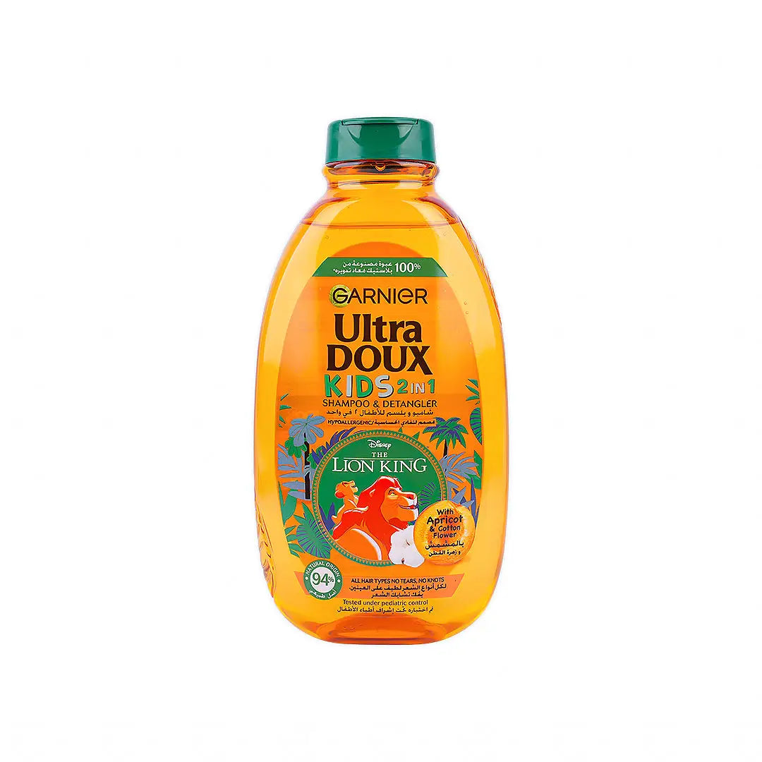Garnier Ultra Doux Kids 2 IN 1 Shampoo 400ml-Apricot