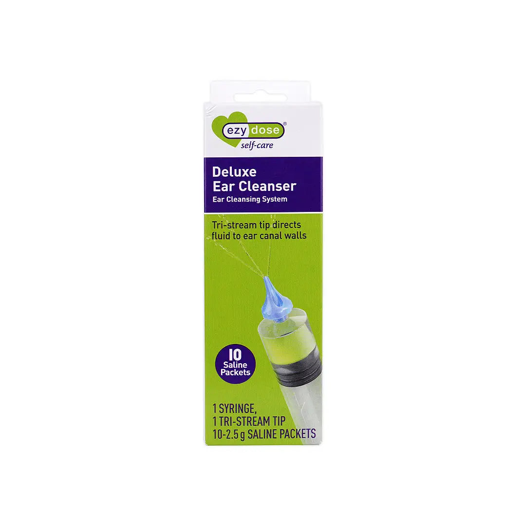 Ezy Dose Ear Cleanser Syringe+10 Saline Sachets-400954A