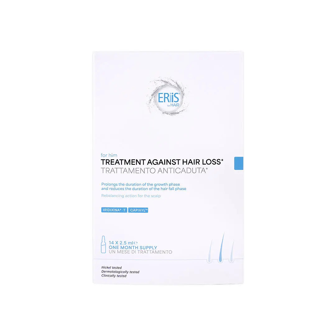 Eriis For Hair Treatment Against Hair Loss 14 Ampoules-Men