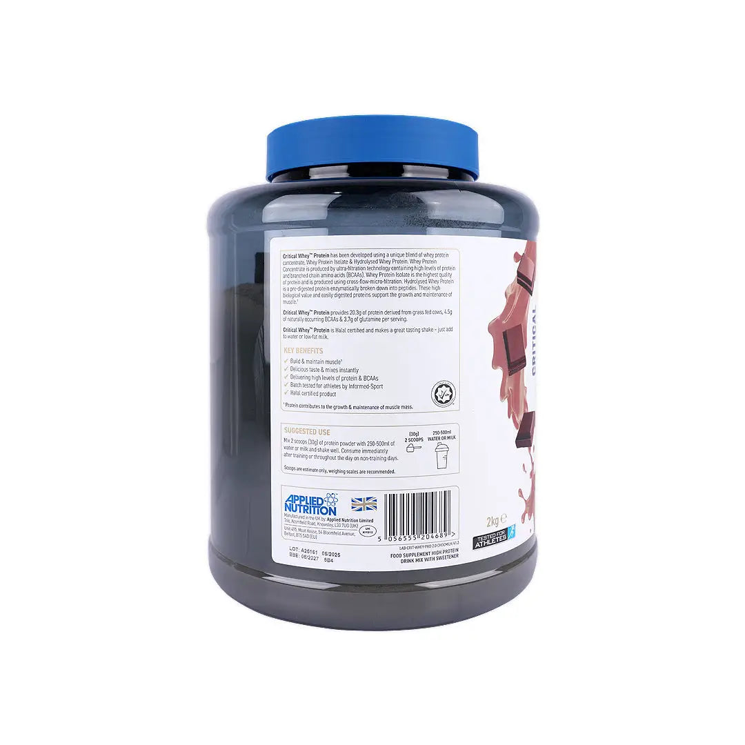 Applied Critical Whey Chocolate Milkshake 2kg