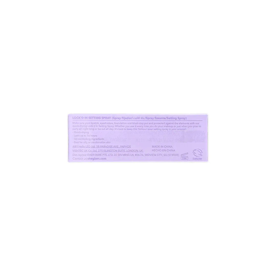 Sheglam Lock'd In Setting Spray 55ml