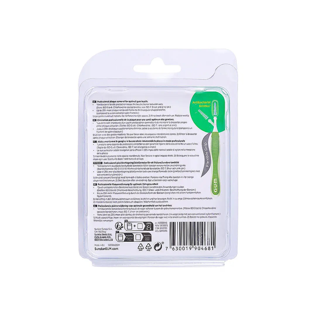 GUM Trav-Ler Interdental Brush Assorted 10pcs-1699