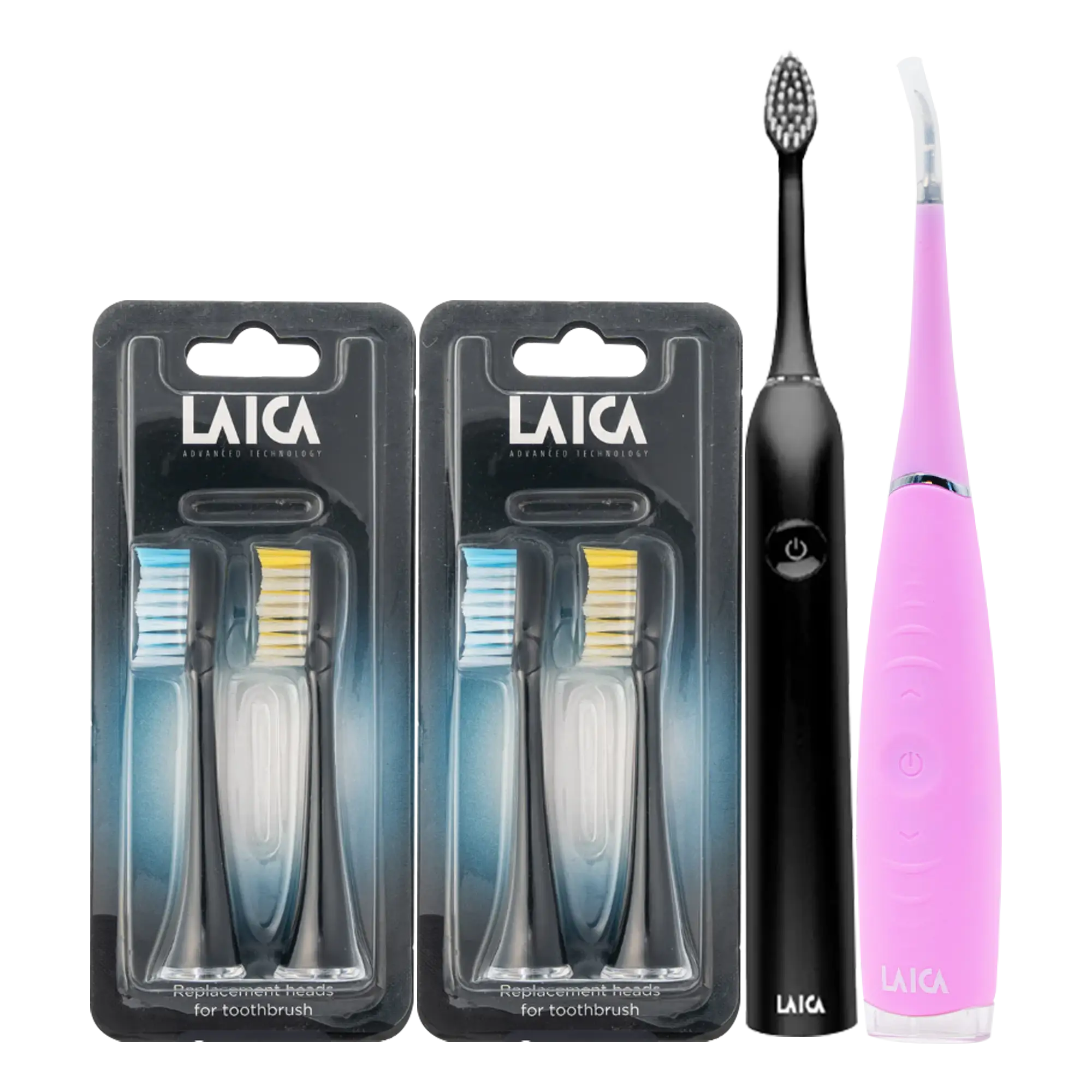 Bundle Laica Dental Calculus Remover+Toothbrush+2 Heads