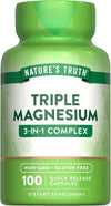 Nature's Truth Triple Magnesium Complex 100 Capsules