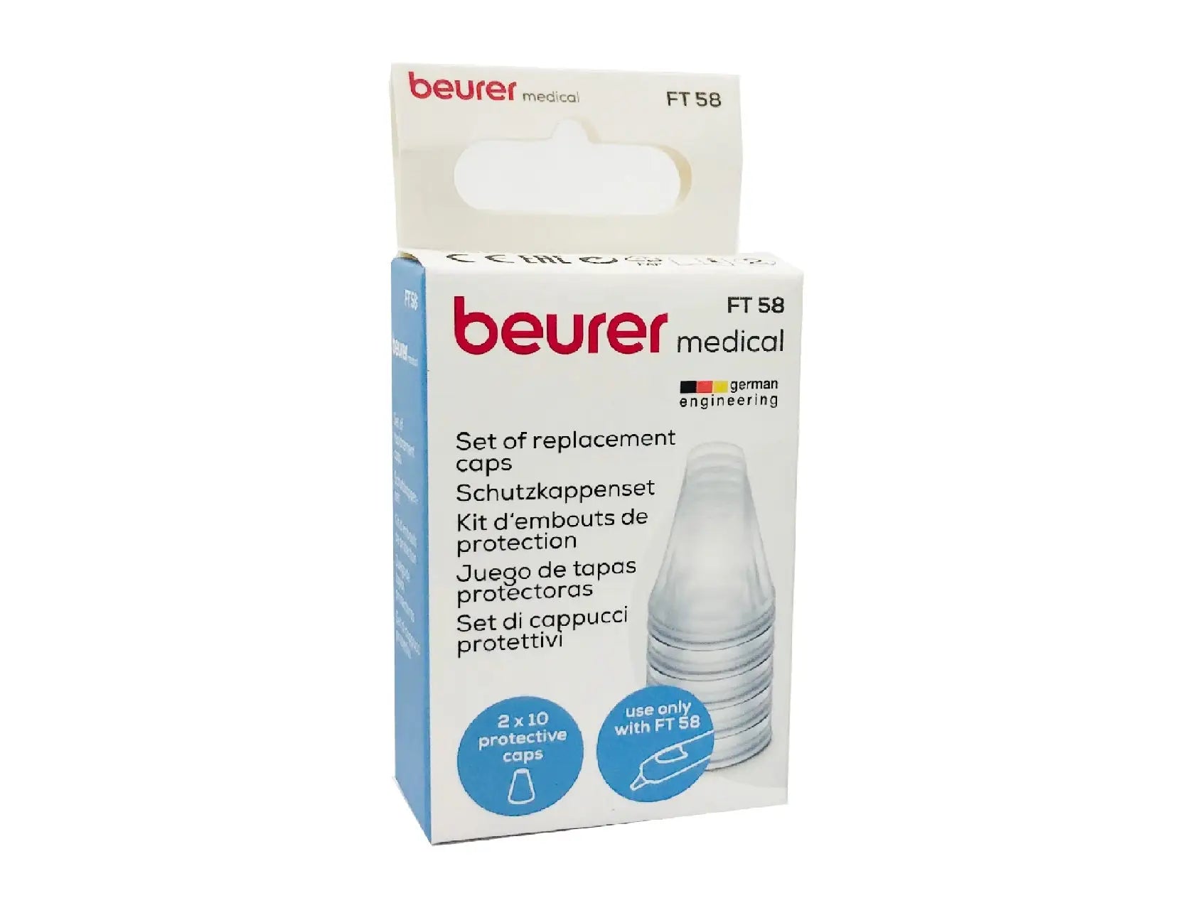 Beurer Ear Thermometer Cover Caps 20pcs-FT58