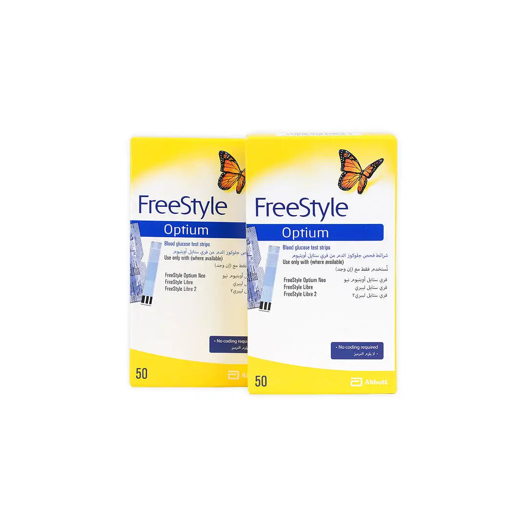 Free Style Optium 50 Strips Duo Set