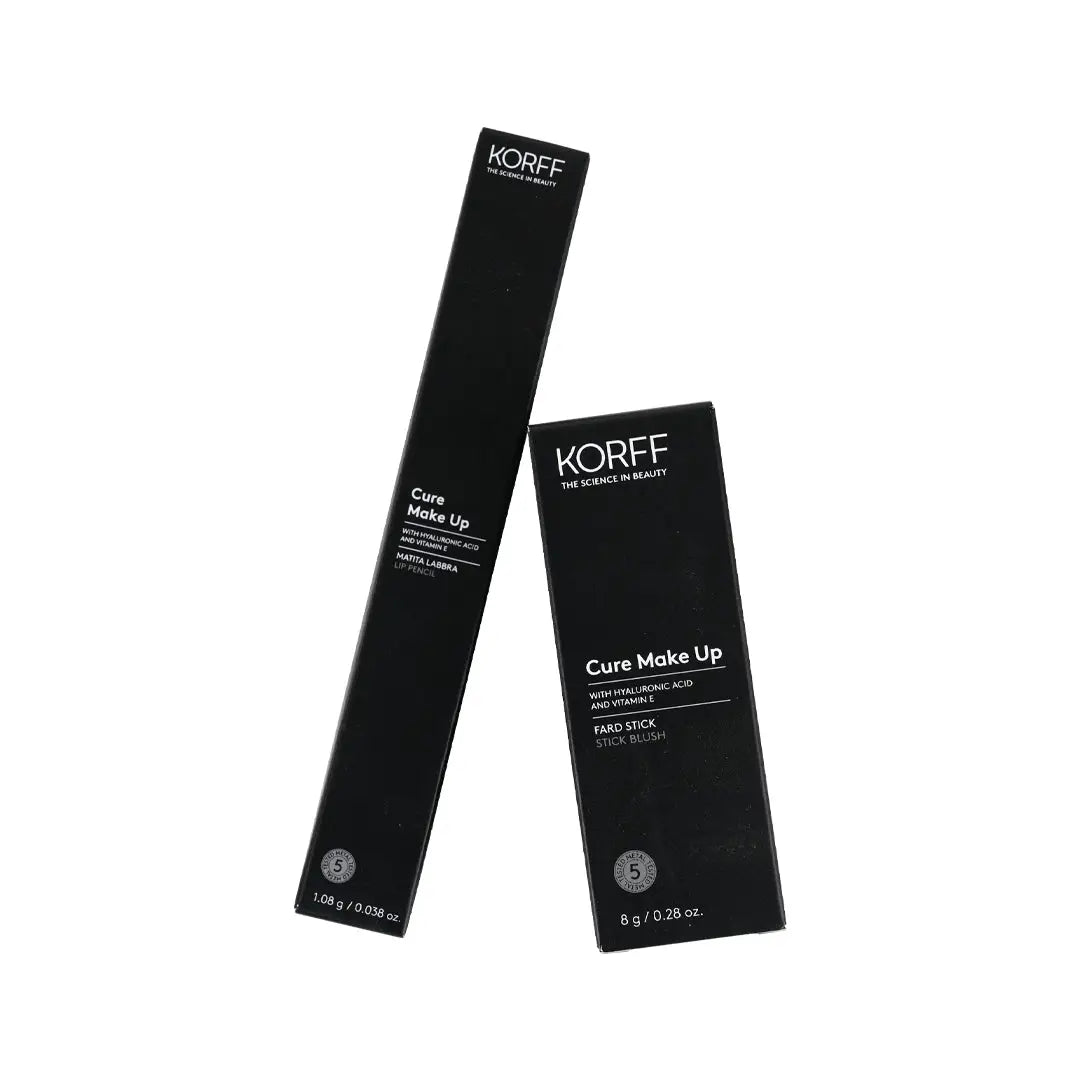 Korff  Blush + Lip Pencil  Peach Set