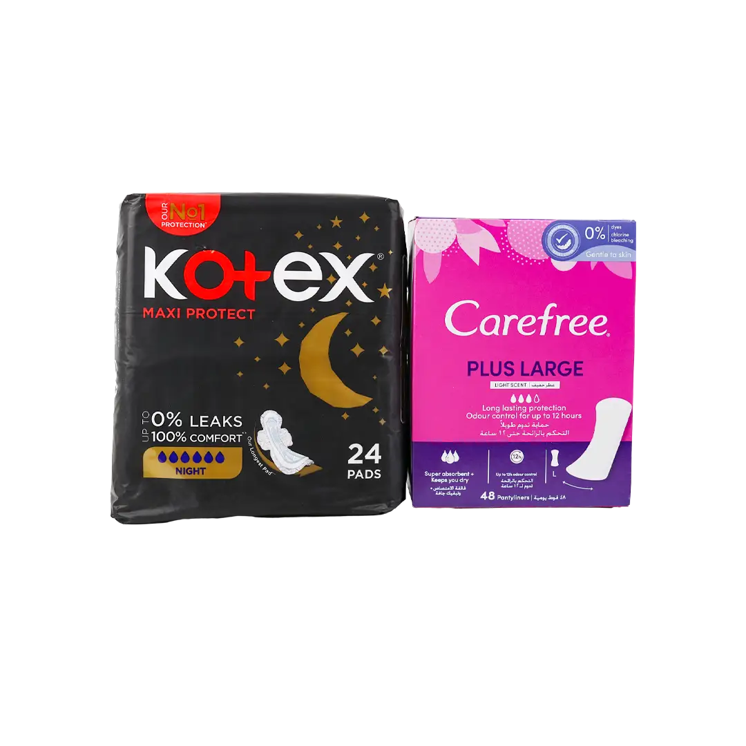 Kotex Night + Carefree Large Set