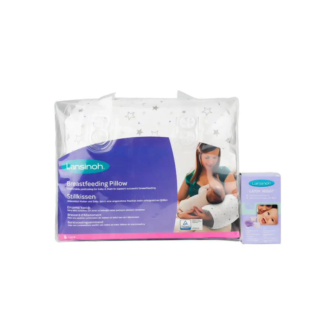 Lansinoh Breast Feeding Pillow+ Baby Latch Assist Set
