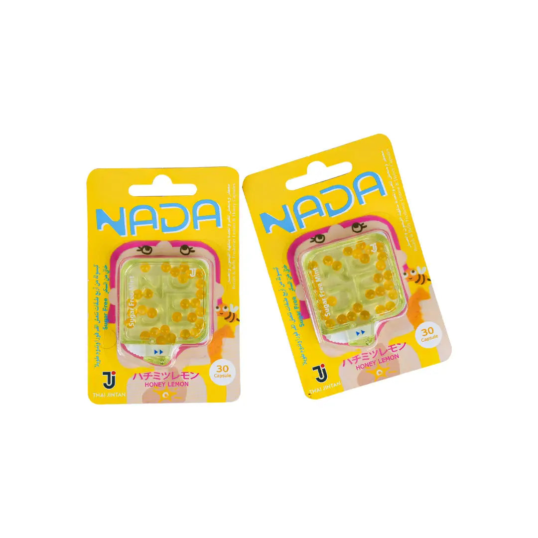 NADA Breath & Belly Freshener Sugar Free 30 CAP-Honey Lemon-set