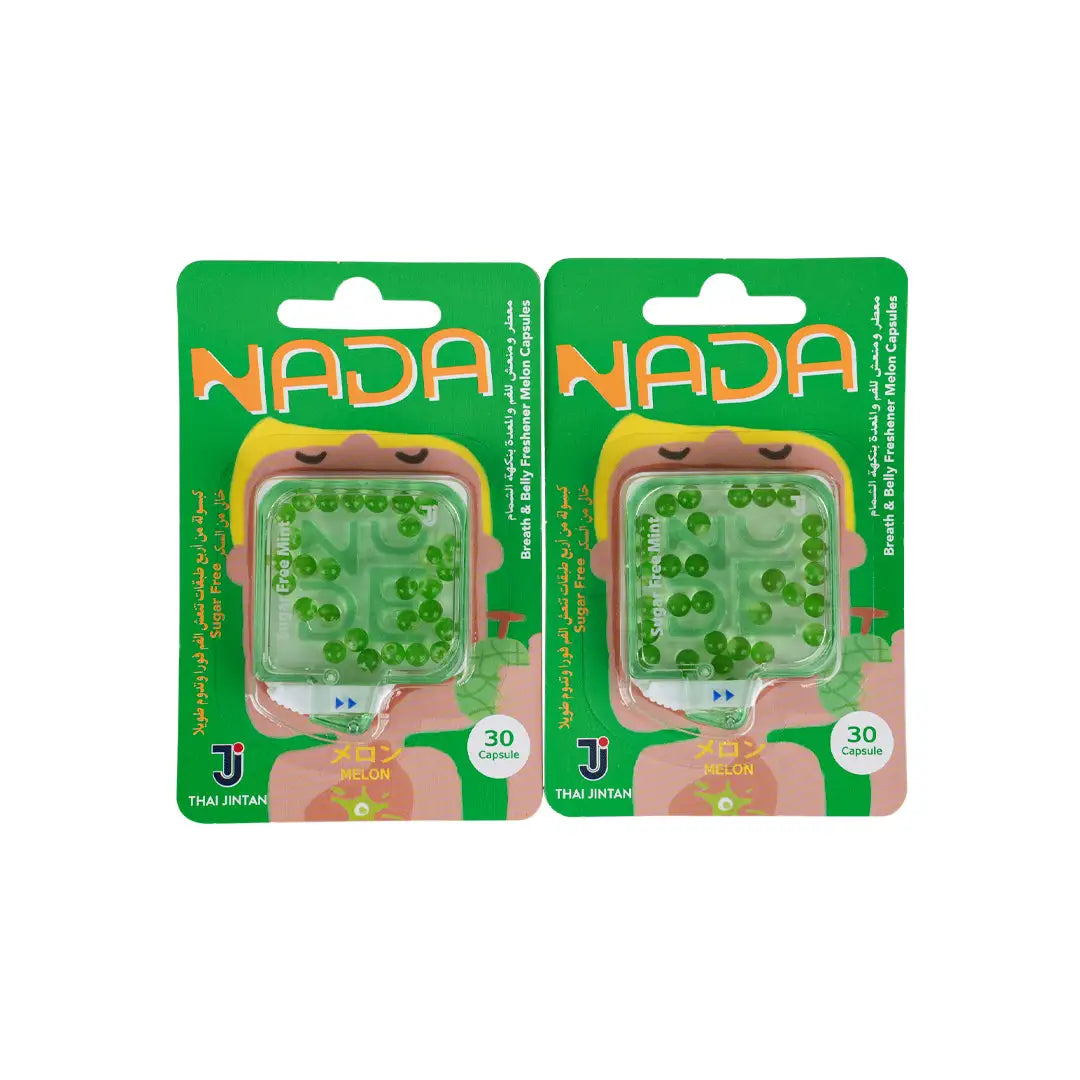 NADA Breath & Belly Freshener Sugar Free 30 CAP-Melon-set