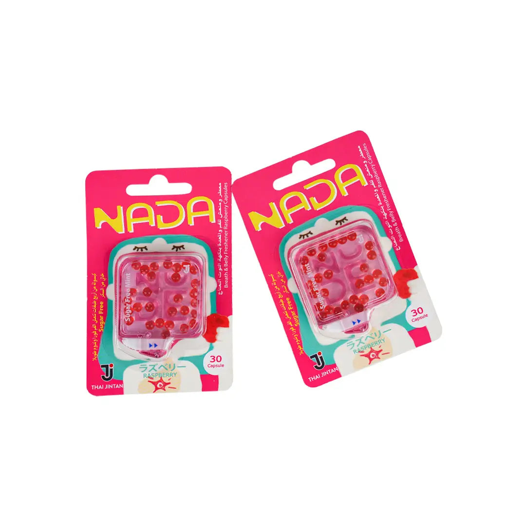 NADA Breath & Belly Freshener Sugar Free 30 CAP-Raspberry -set