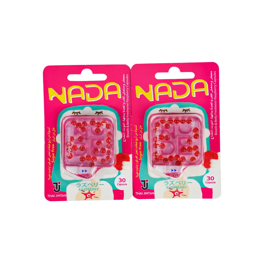NADA Breath & Belly Freshener Sugar Free 30 CAP-Raspberry -set