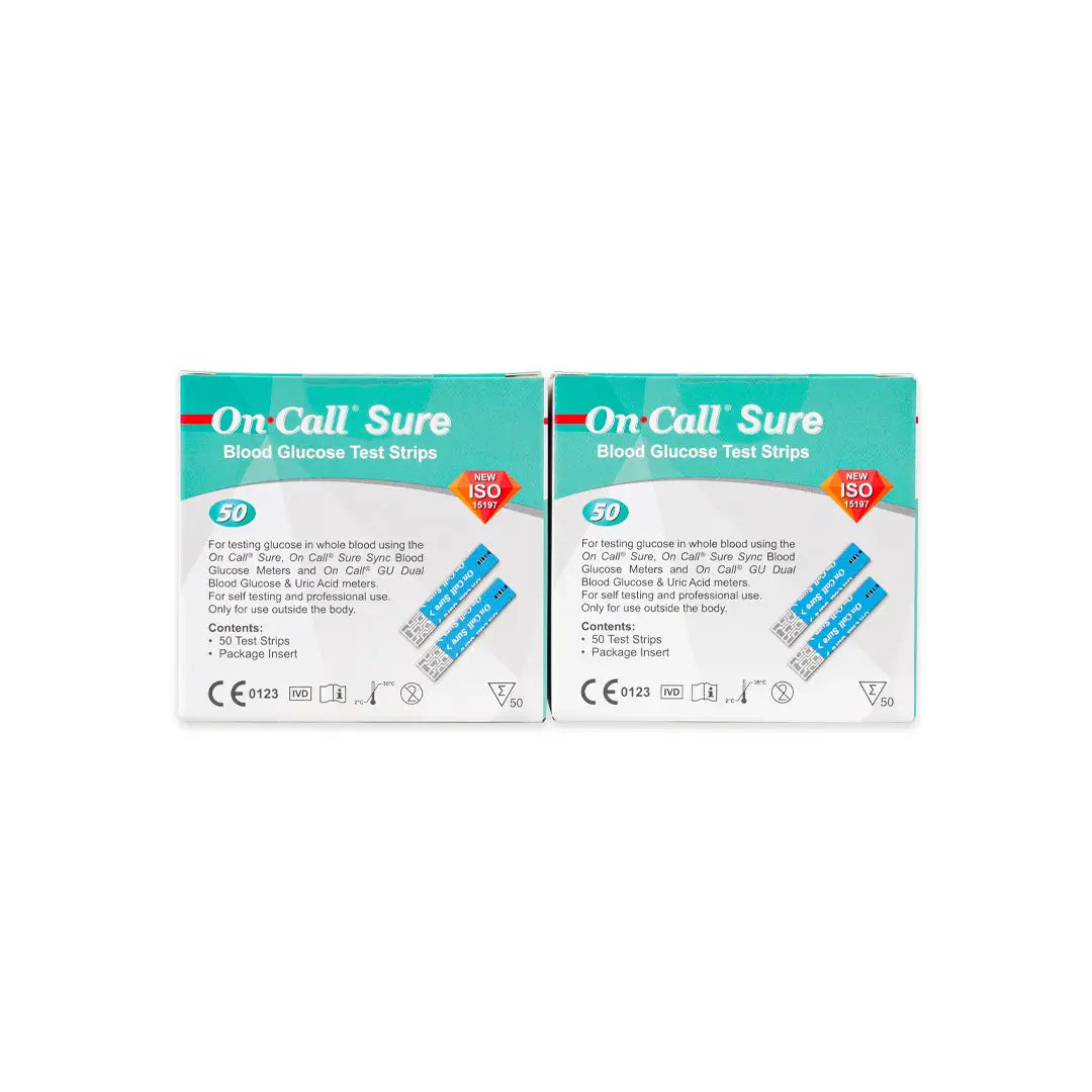 On Call Sure 50 Strips Duo Set