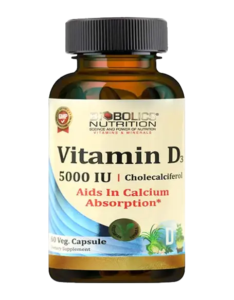 BIOBOLICS VITAMIN D3 5000IU 60 VEG.CAPSULES