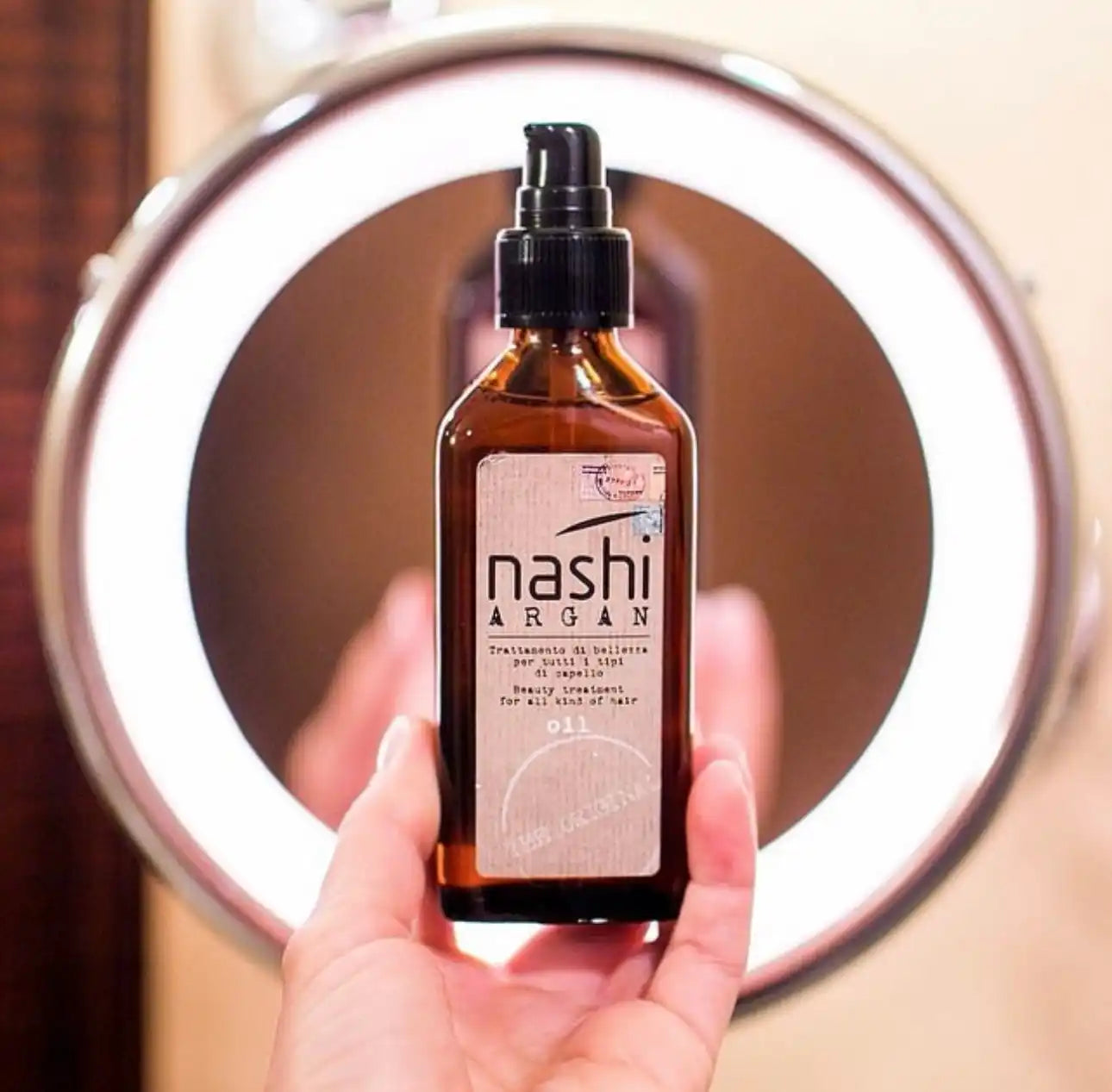 Bottle of Nashi Argan oil.
