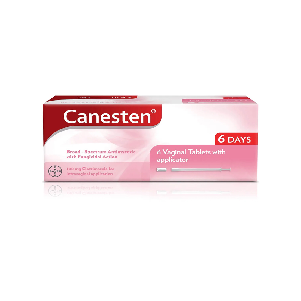 CANESTEN 0.1GM VAGINAL 6 TABLETS – Pharmazone