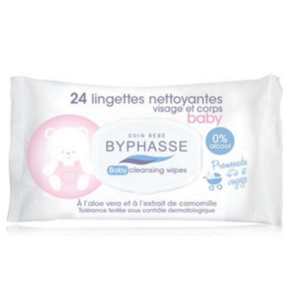 BYPHASSE BABY WIPES FACE&BODY 24PACK 1775