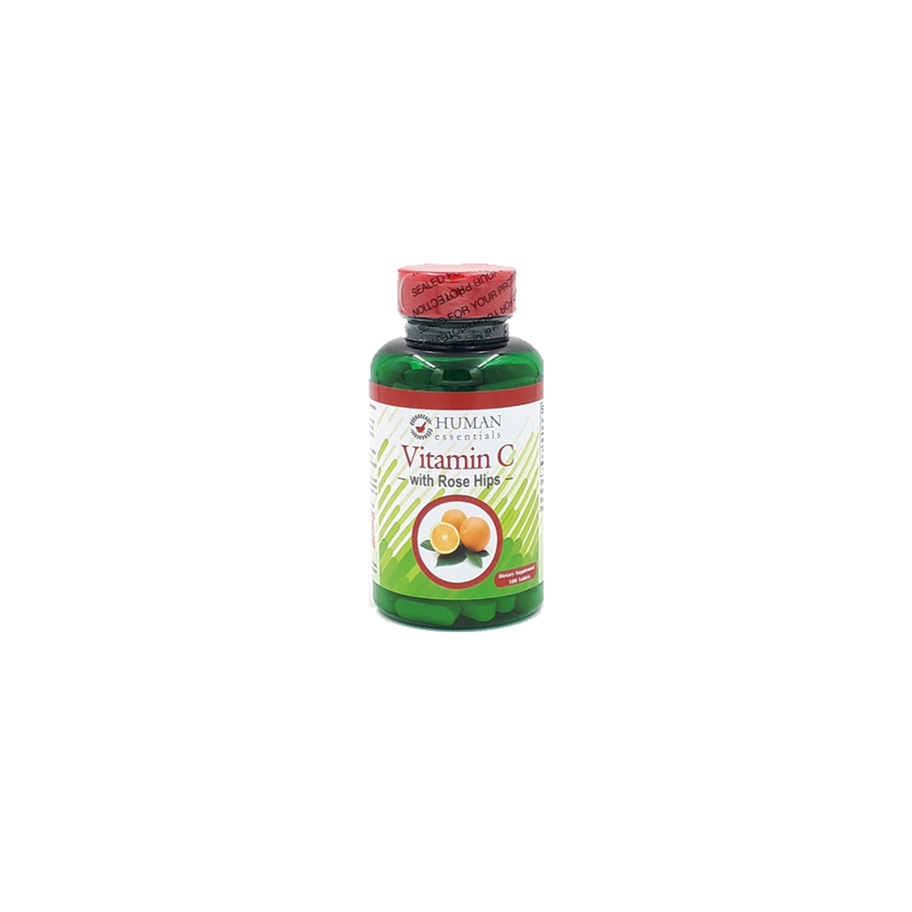 HUMAN VITAMIN-C WITH ROSE HIPS 100 TABLETS