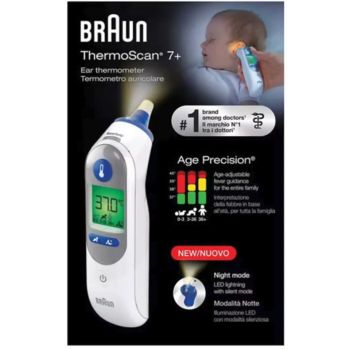 Braun ThermoScan® 7+ Ear thermometer with Night Mode - How to use 