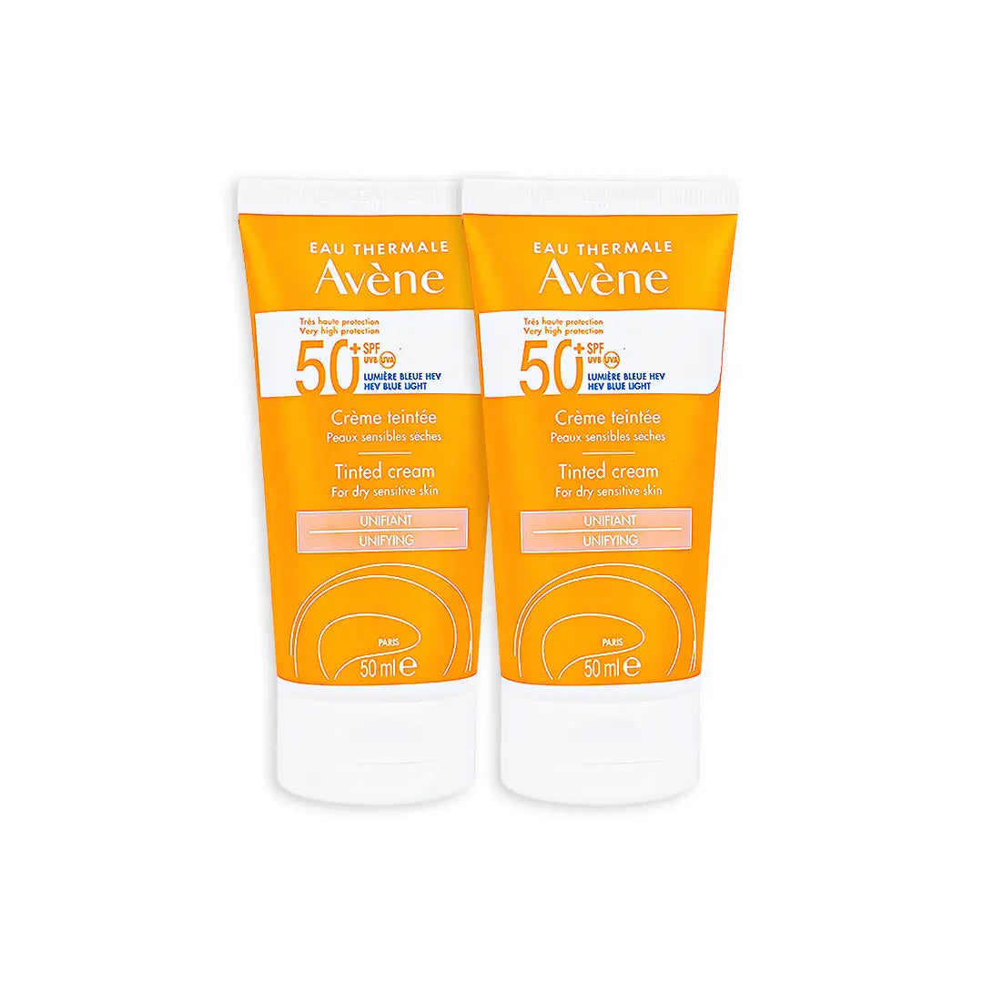 Avene SPF50+ Tinted Cream 50Ml Bundle