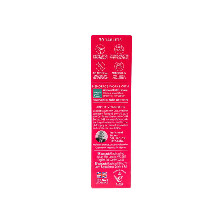 10091-Vitabiotics Menopace 30 Tablets +2