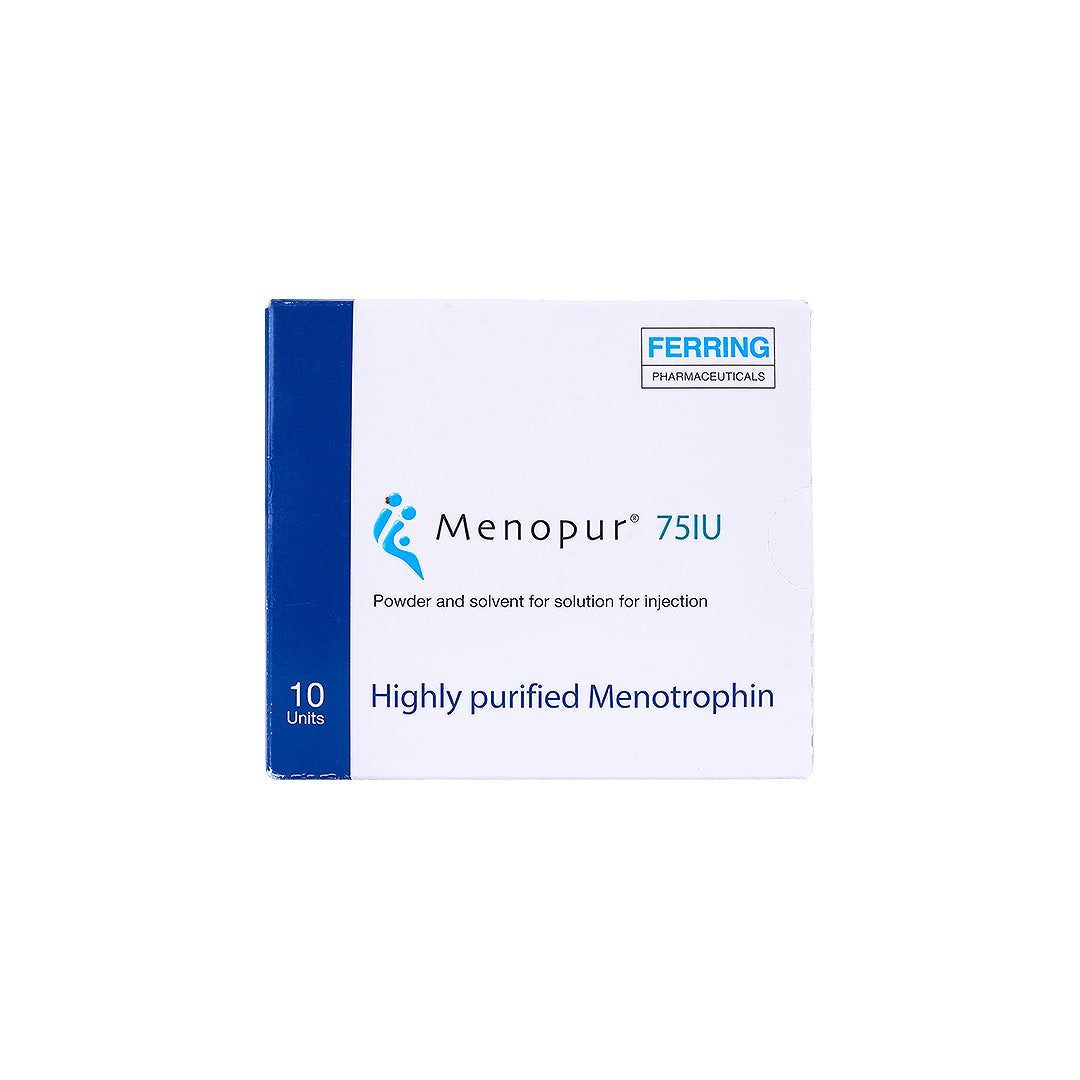 MENOPUR POWDER & SOLVENT 75IU 10 VIALS