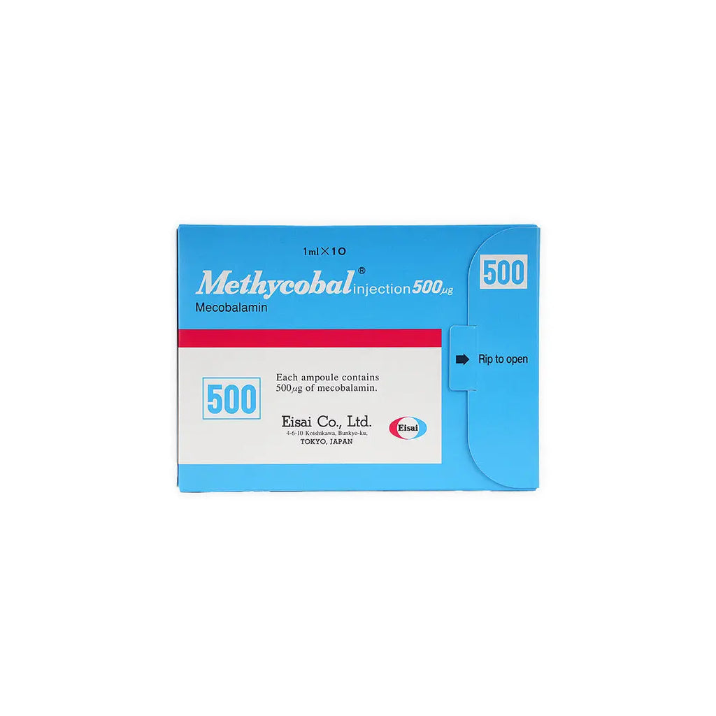 Buy METHYCOBAL 500MCG 10 AMPOULES Online