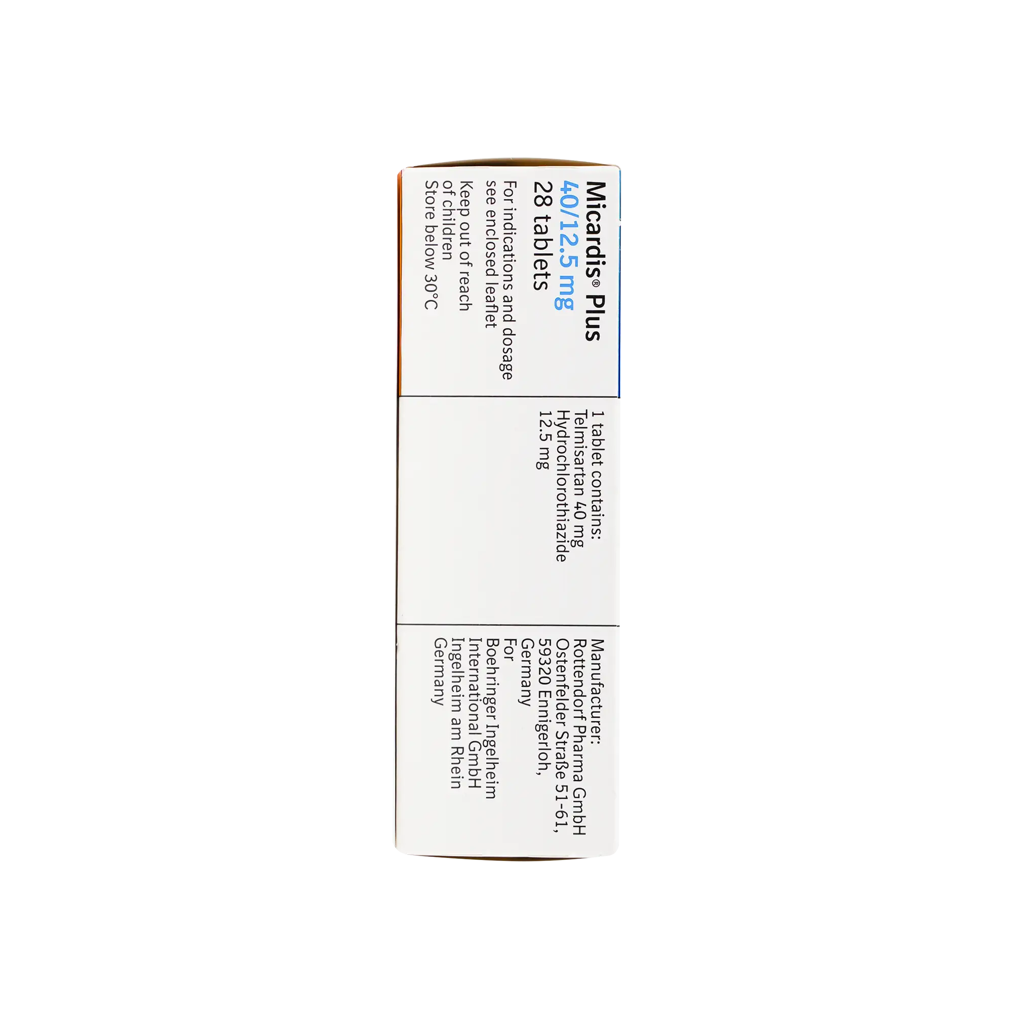 Micardis Plus 40/12.5Mg 28 Tablets
