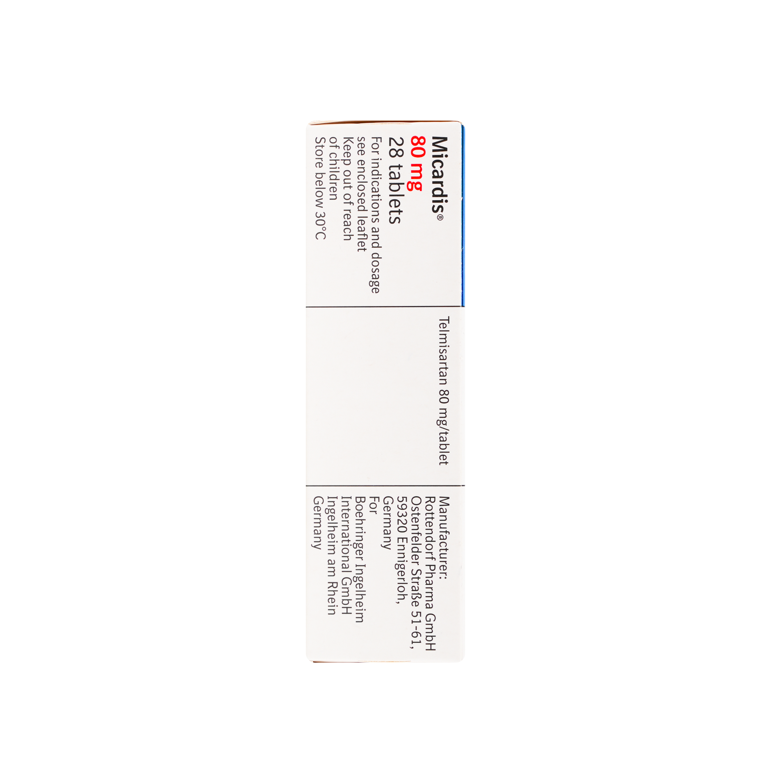 MICARDIS 80MG 28 TABLETS