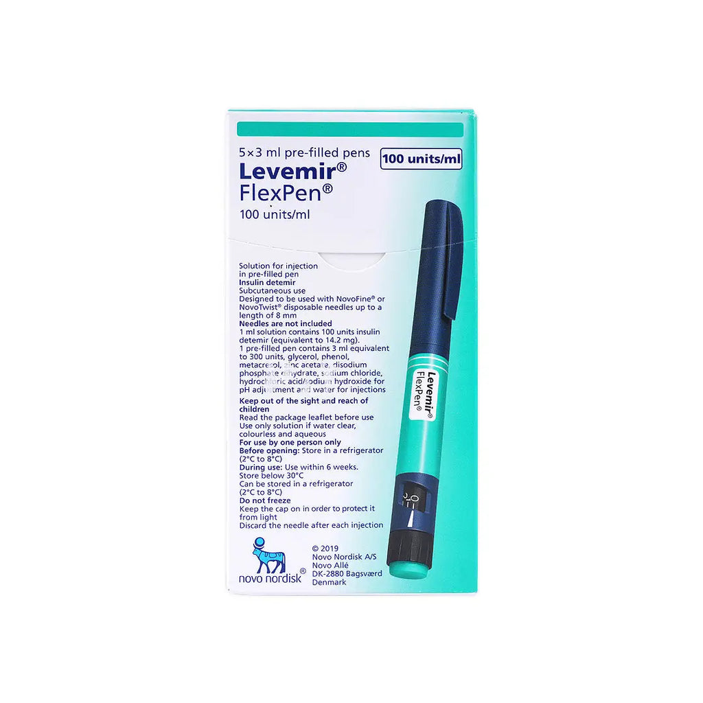10180-Levemir Flexpen 100Iu/Ml 5Pen 3Ml