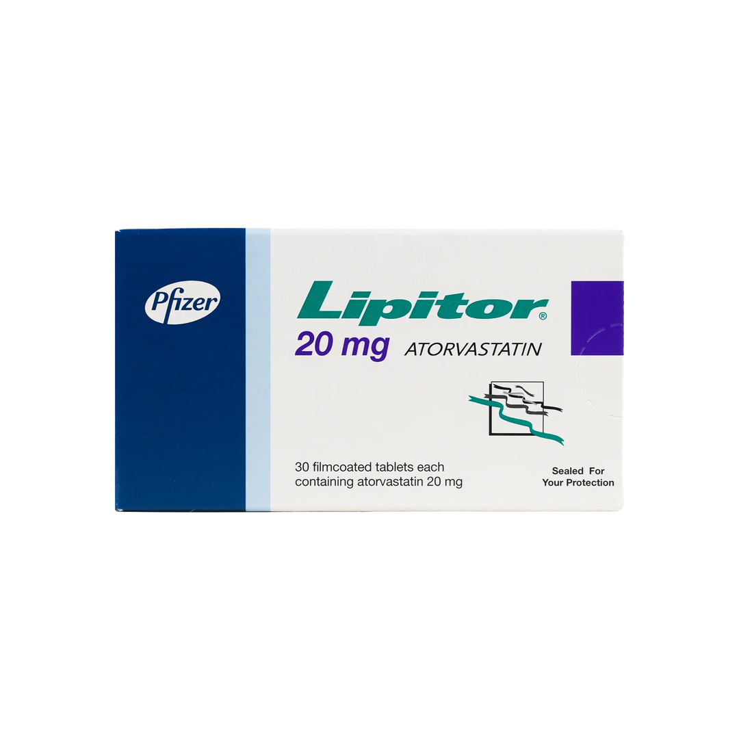 Buy LIPITOR 20MG 30 TABLETS Online