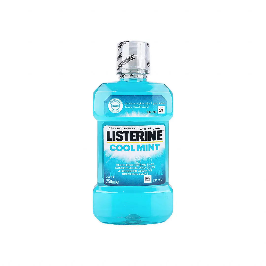 listerine cool mint mouthwash 250 ml