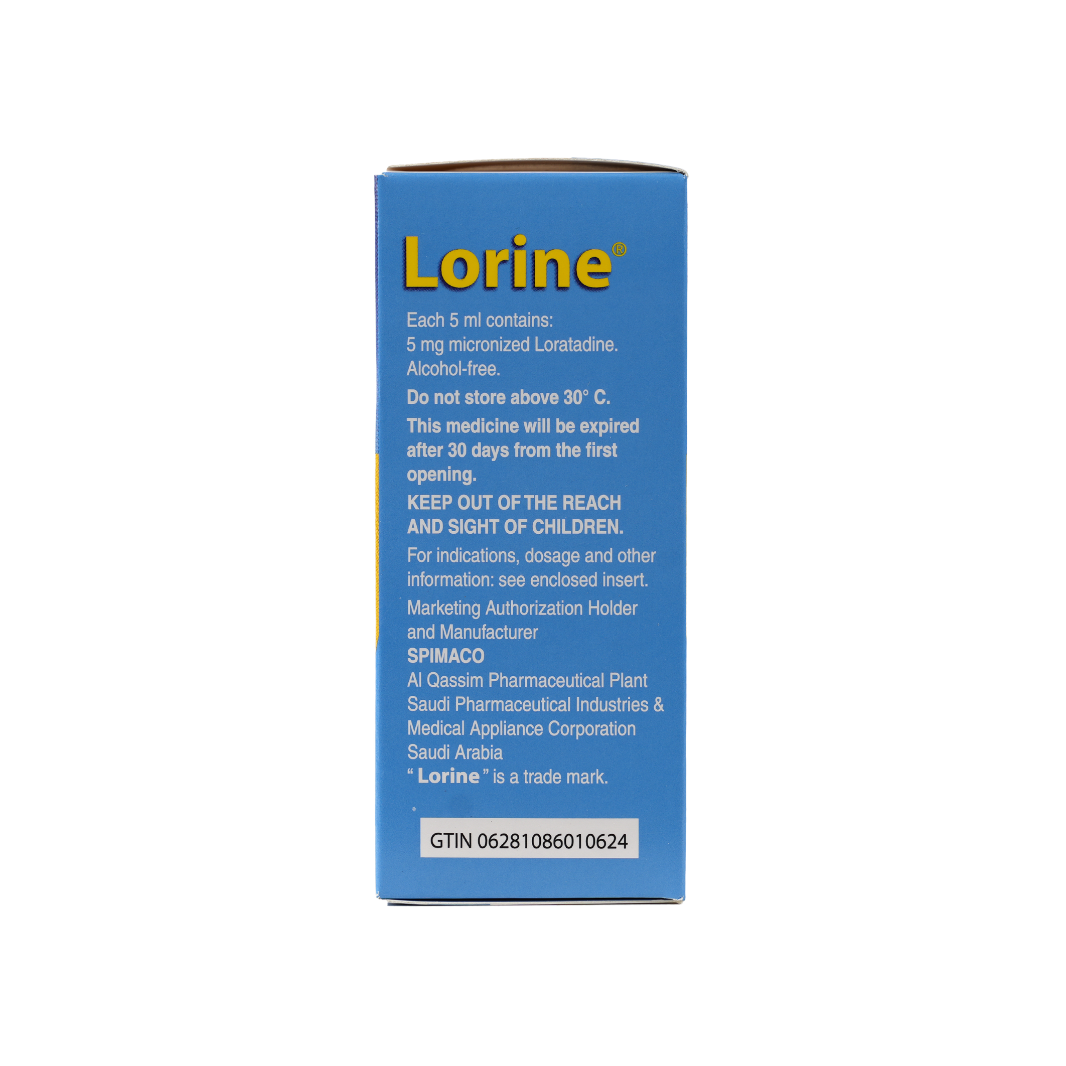 LORINE 5MG/5ML SYRUP 100ML